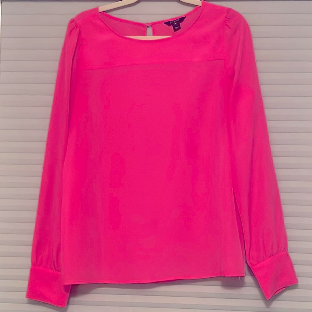 JCrew-Hot Pink Blouse (M)